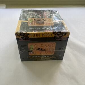 1993 Classic Pro Line Live Football Box
